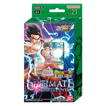 DRAGON BALL SCG SD21 Zenkai Series  Ultimate Awakened Power Starter Deck